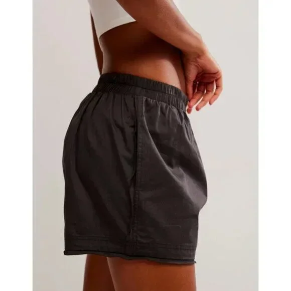 Free People We The Free Day To Day Solid Boxer / Washed Black (S) - NWT - Picture 3 of 8